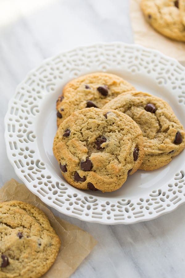 Almond Flour Chocolate Chips Cookies