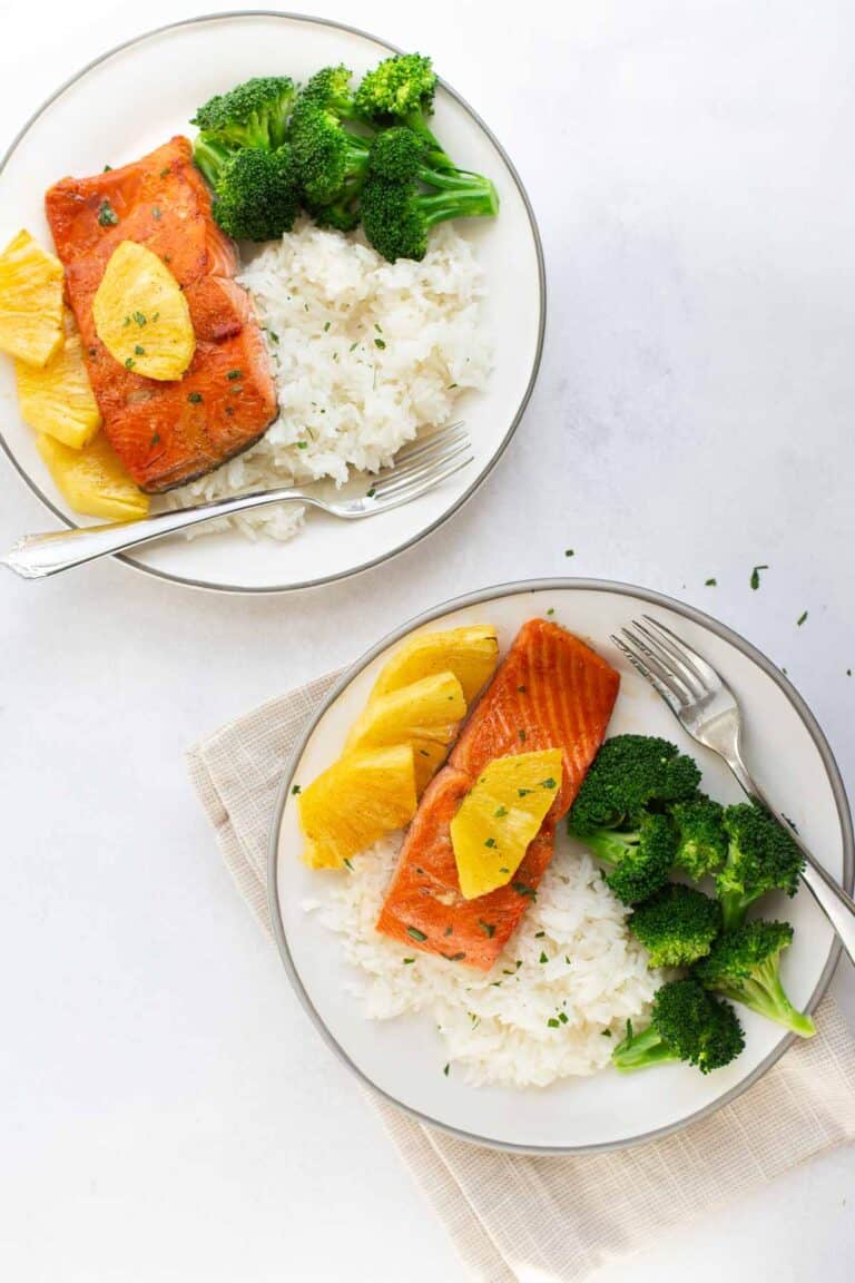 EASY Glazed Pineapple Salmon Meaningful Eats