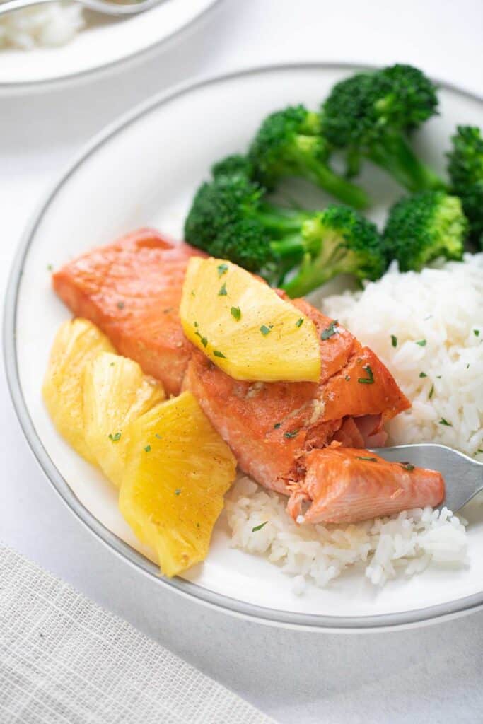 EASY Glazed Pineapple Salmon Meaningful Eats