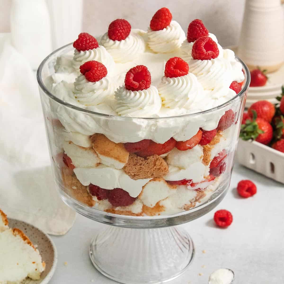 Gluten-Free Strawberry Cream Cheese Trifle