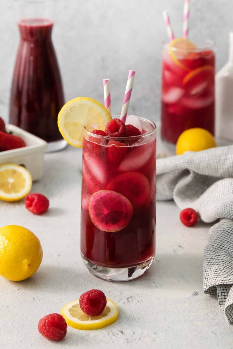 Easy, Homemade Berry Lemonade Meaningful Eats