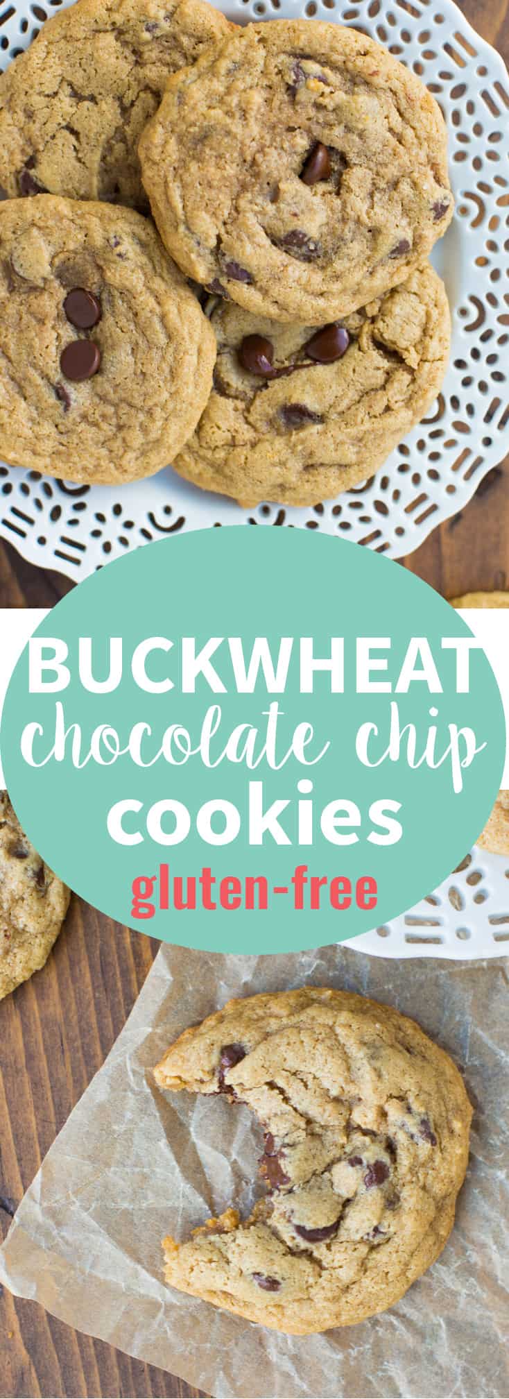 Buckwheat Chocolate Chip Cookies! 1 bowl. 1 flour. Easy and beyond delicious!