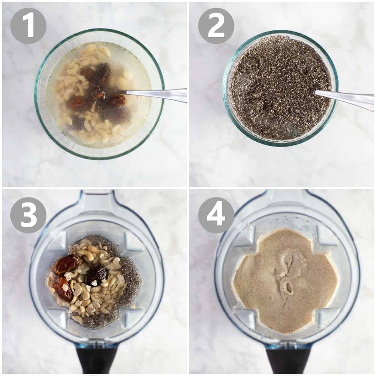 step-by-step photos to making a the recipe in a food processor