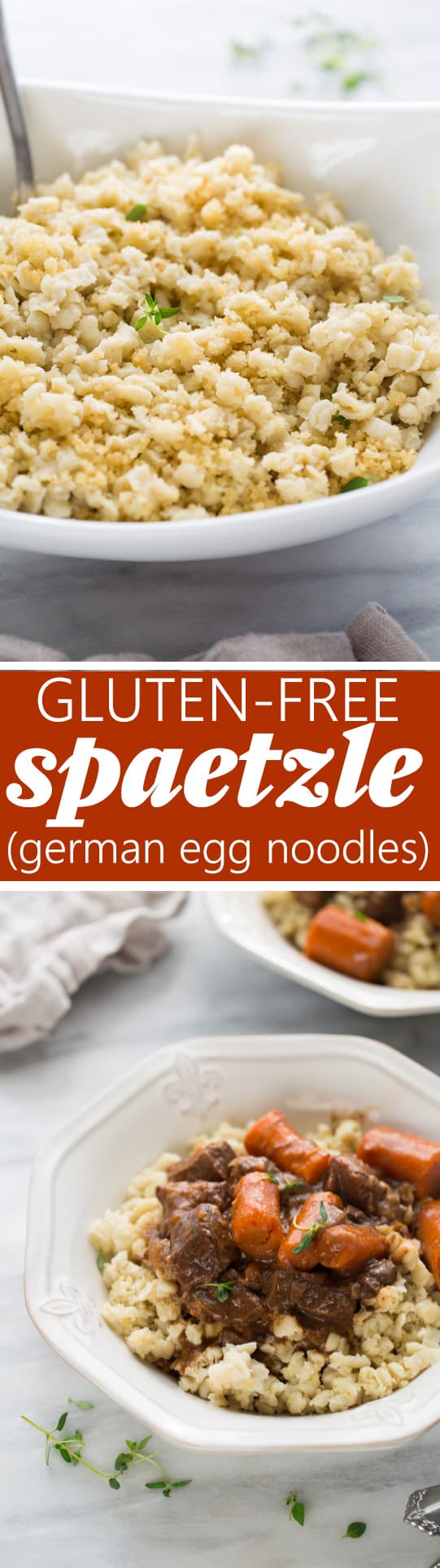 Gluten-Free Spaetzle! (German Egg Noodles) Perfect for serving with sauces and stews!