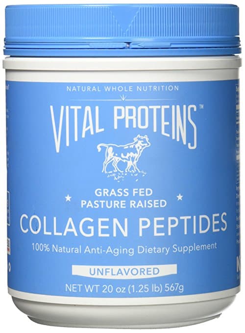 vital proteins collagen in blue container
