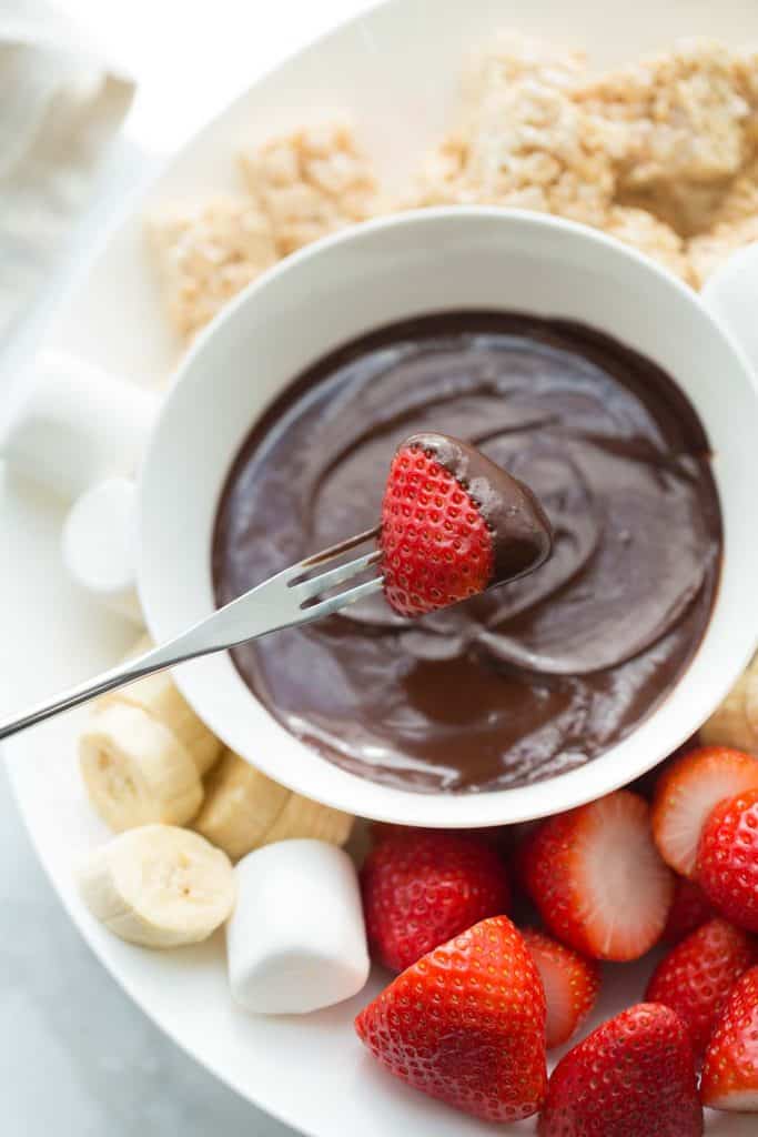 DairyFree Chocolate Fondue Meaningful Eats