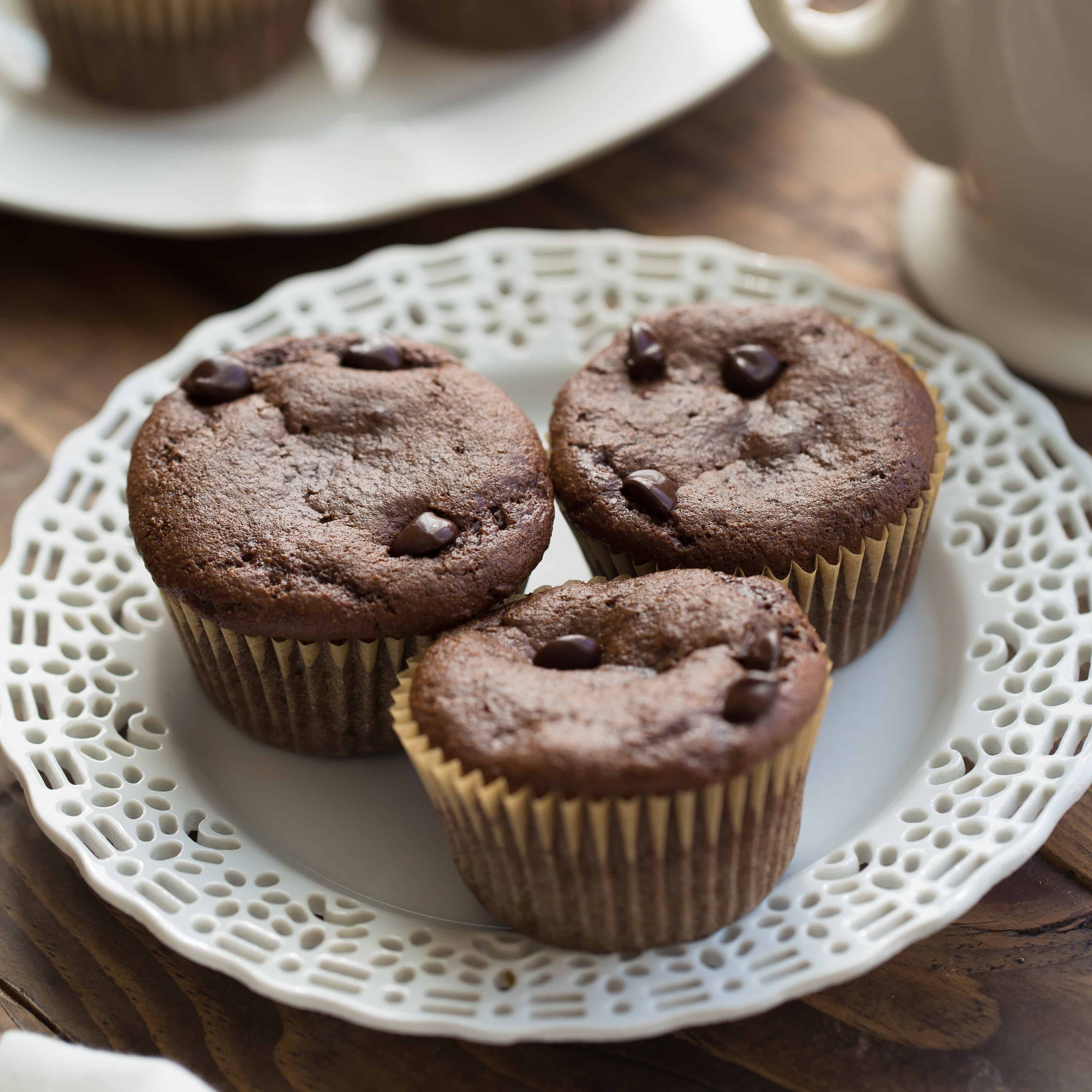 Healthy Chocolate Almond Butter Muffins {GlutenFree} Meaningful Eats
