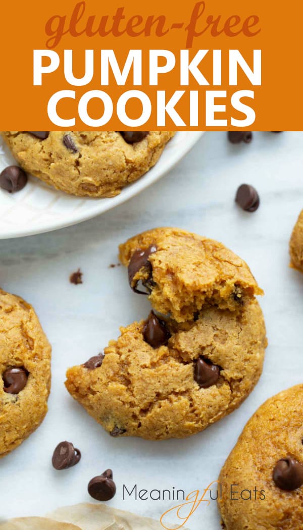 image for pinterest of cookie on marble background
