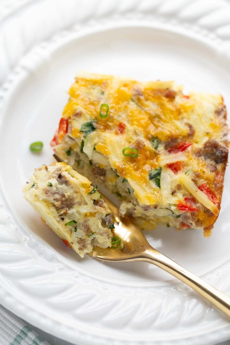Sausage Hashbrown Breakfast Casserole (GlutenFree) Meaningful Eats