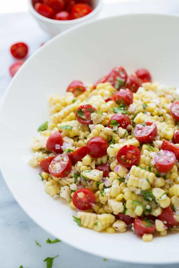 Corn Salad with Feta (Easy!) Meaningful Eats