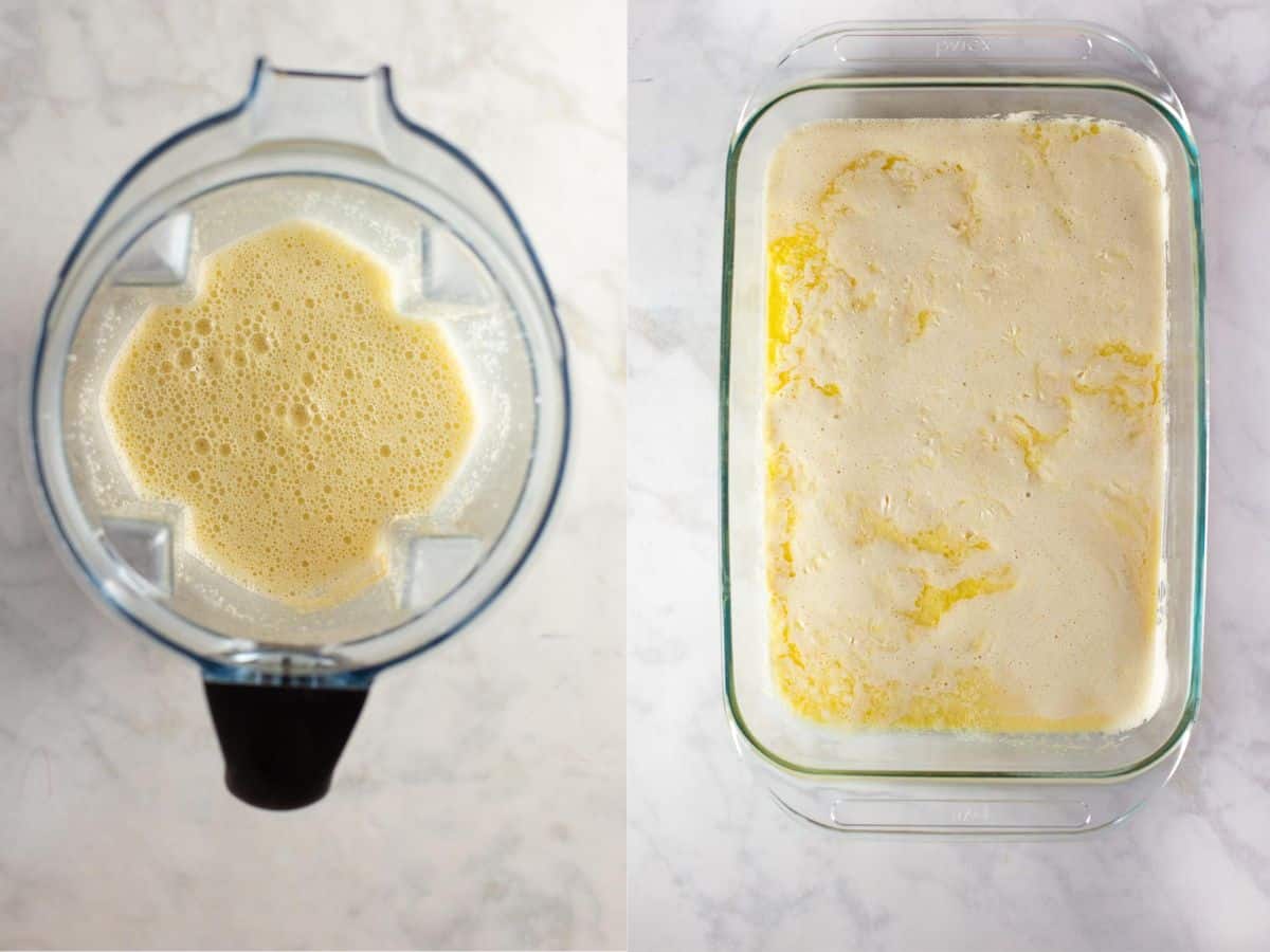 how to mix together gluten free german pancake batter