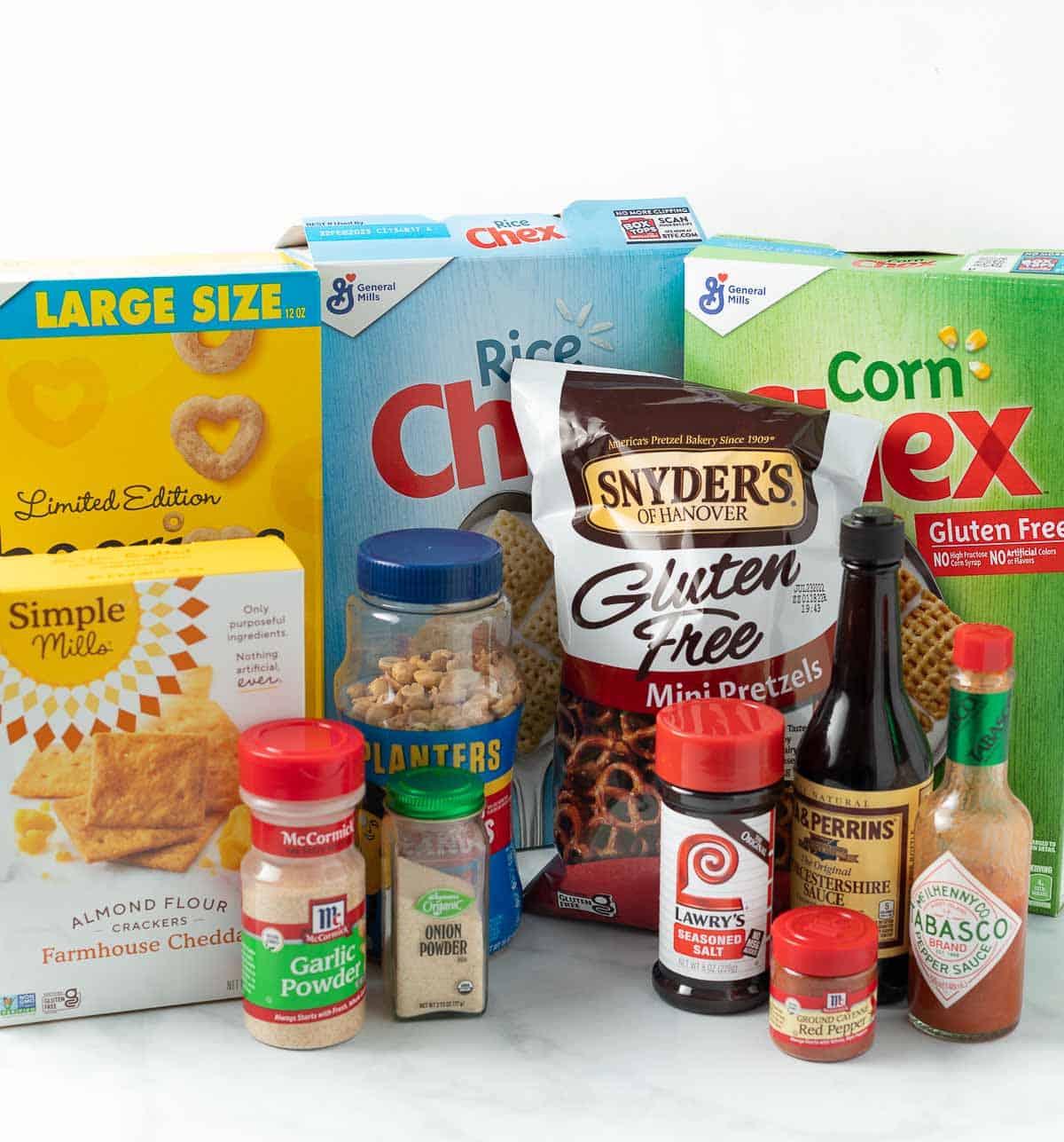 homemade Chex mix ingredients