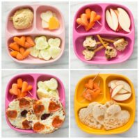 4 types of kids healthy valentines snack plates