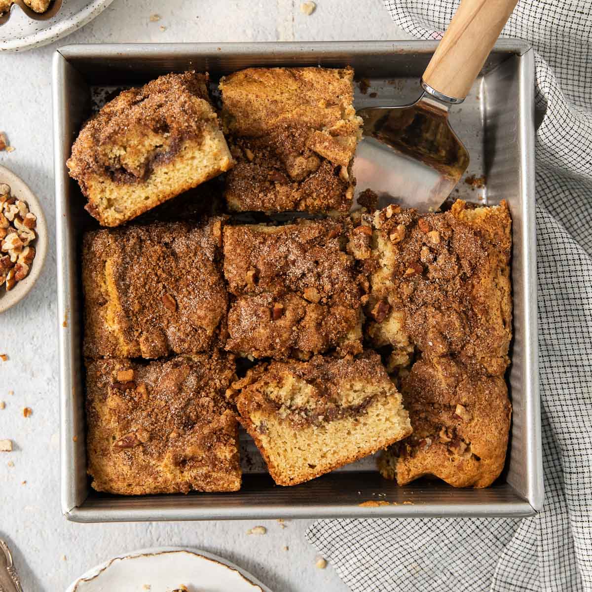 Eva’s Gluten-Free Cinnamon Nut Coffee Cake