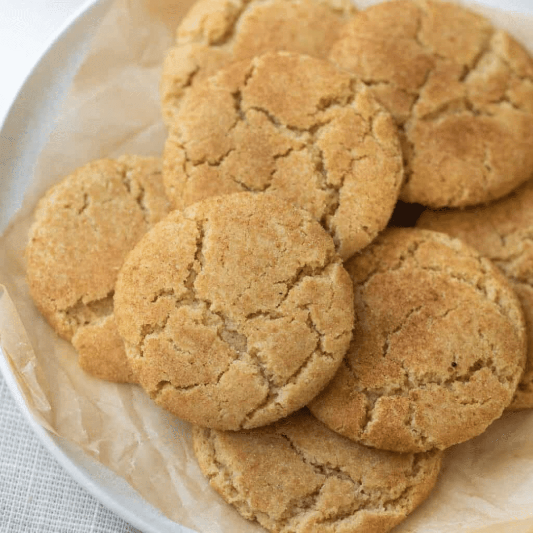 Snickerdoodles on a plate