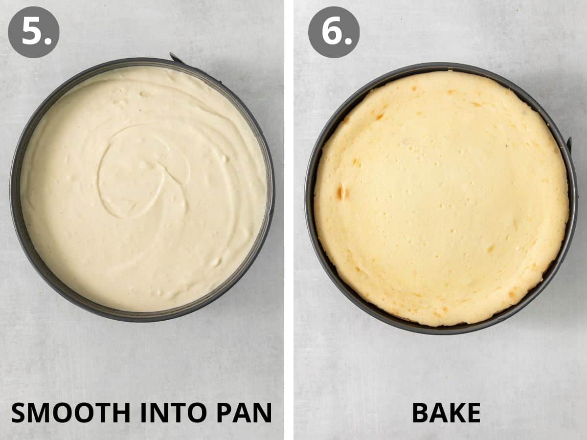 how to bake the gluten-free cheesecake