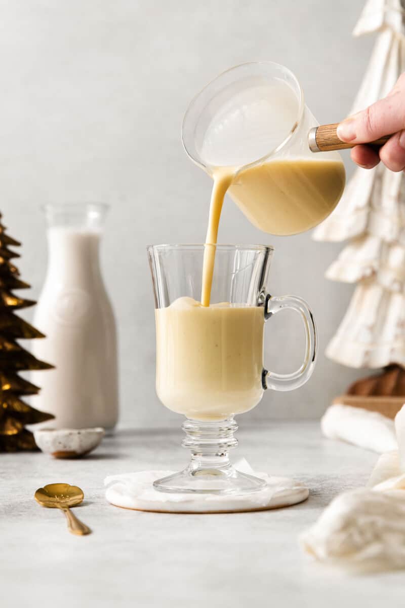 DairyFree Eggnog (OldFashioned!) Meaningful Eats