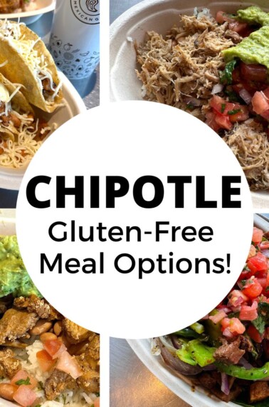 gluten free food options at chipotle