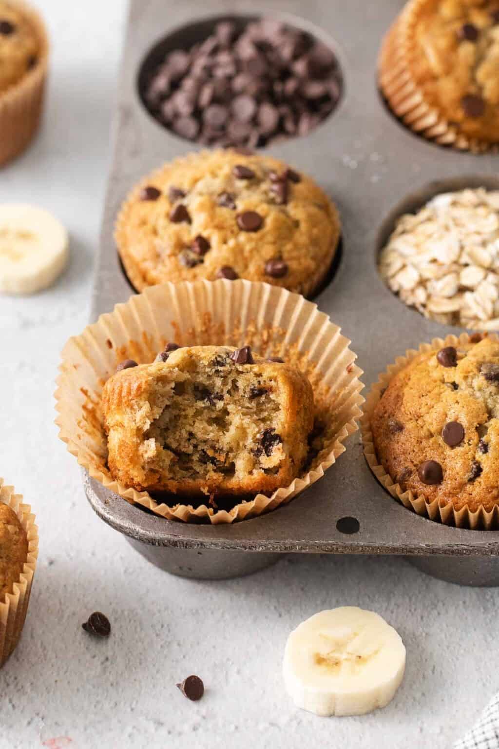 Easy, Oat Flour Banana Muffins Meaningful Eats