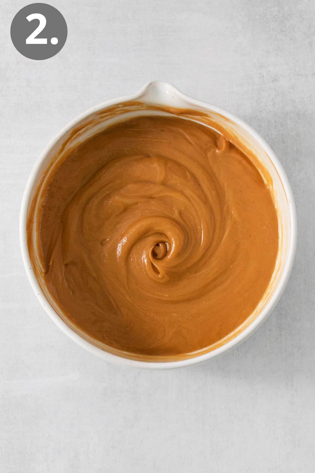 Peanut butter in a bowl