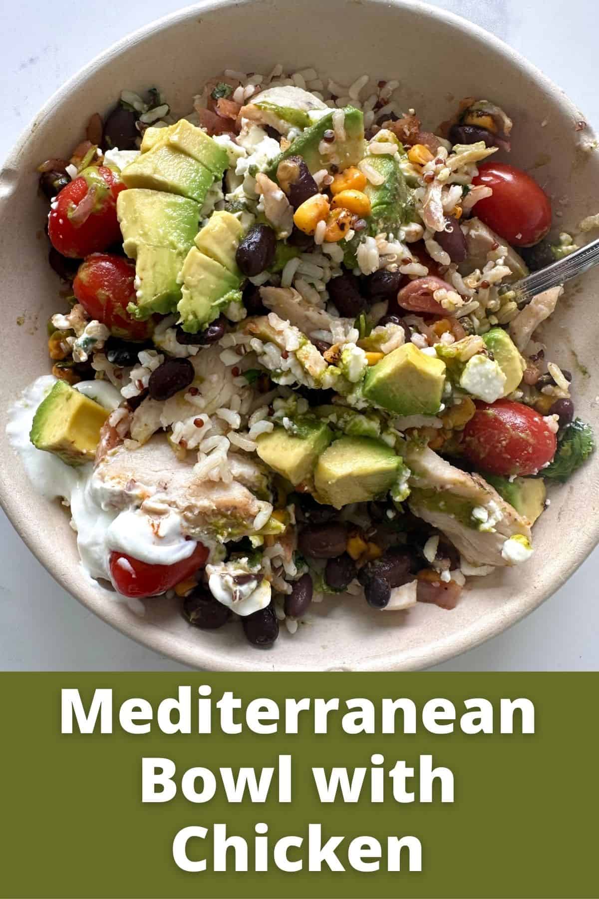 mediterranean bowl with chicken gluten free