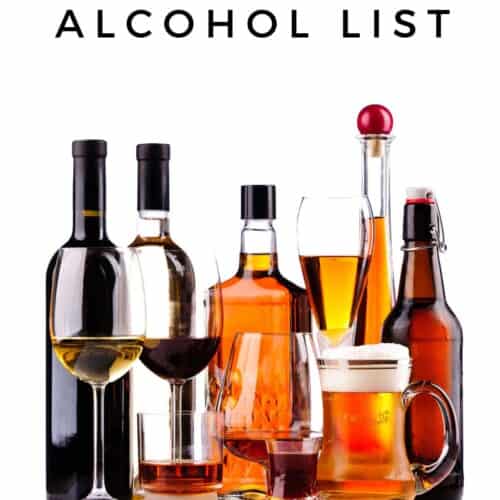 various types of alcohol for gluten free alcohol list post