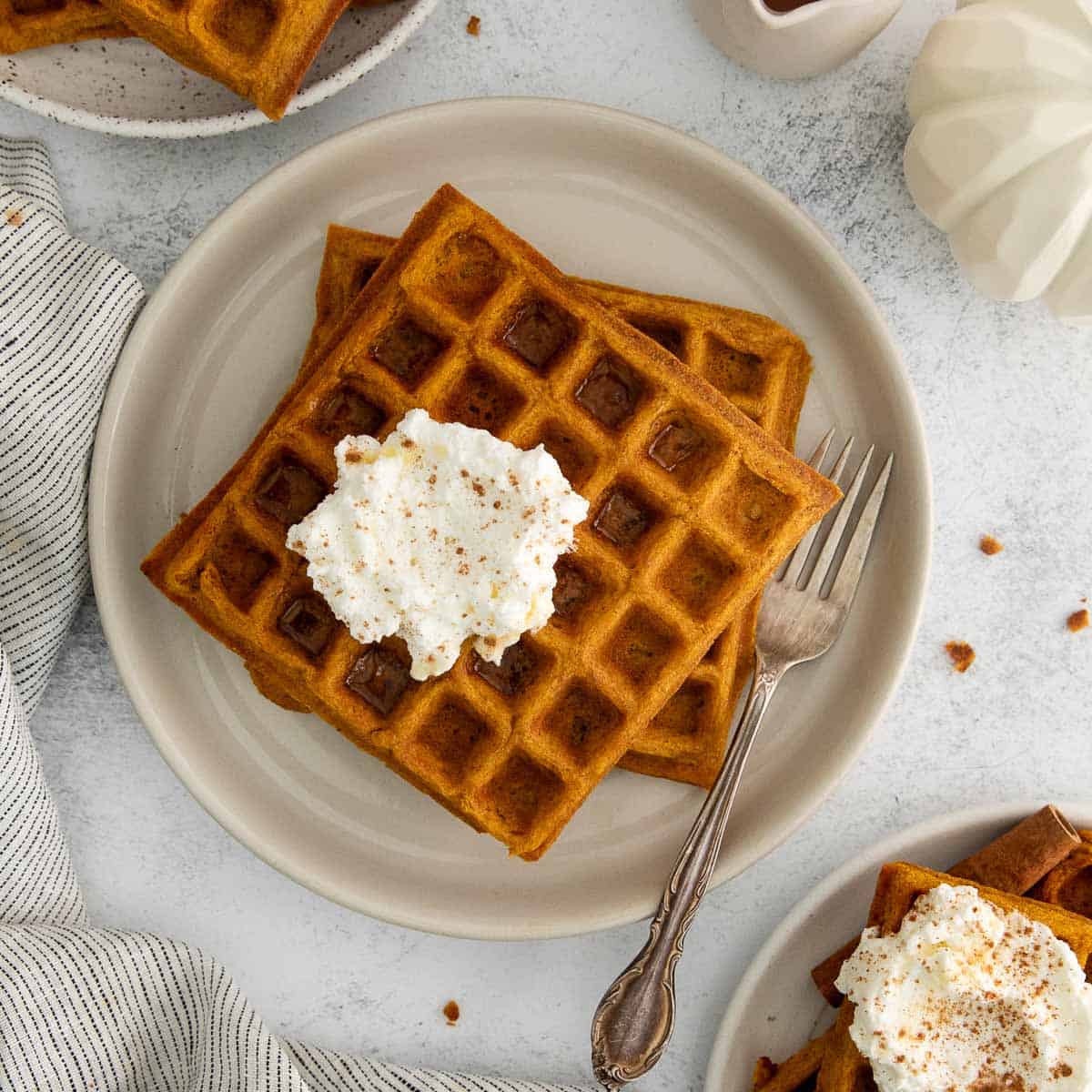 Gluten-Free Pumpkin Waffles