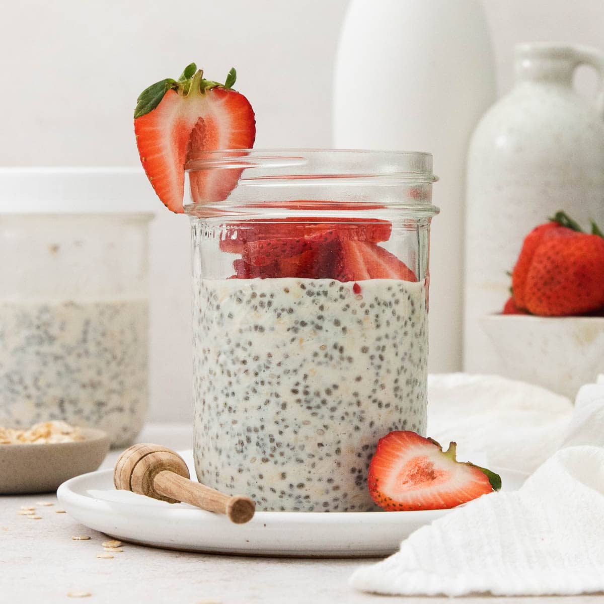 Overnight Protein Chia Oats (Dairy-Free - 30g Protein!)