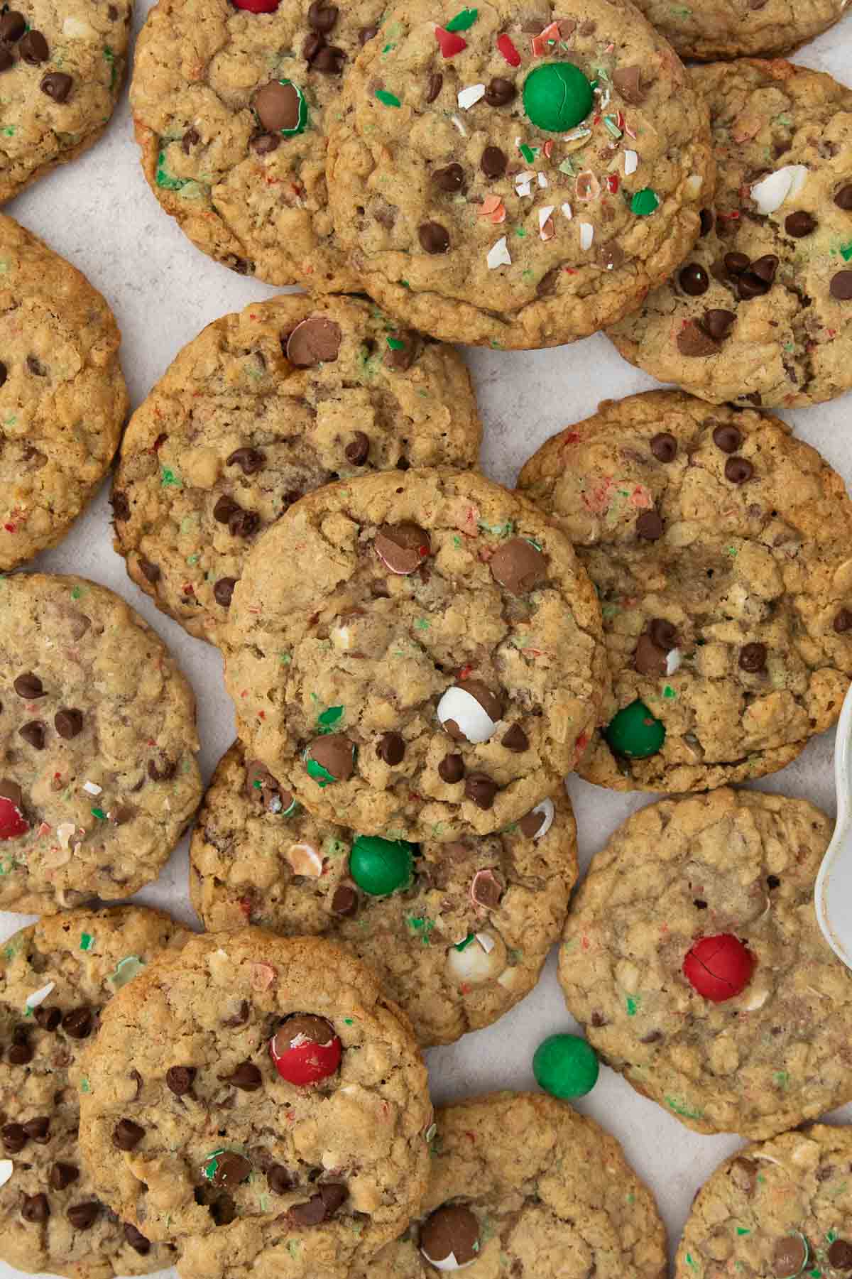 Cadbury Snowball cookies on a counterop.