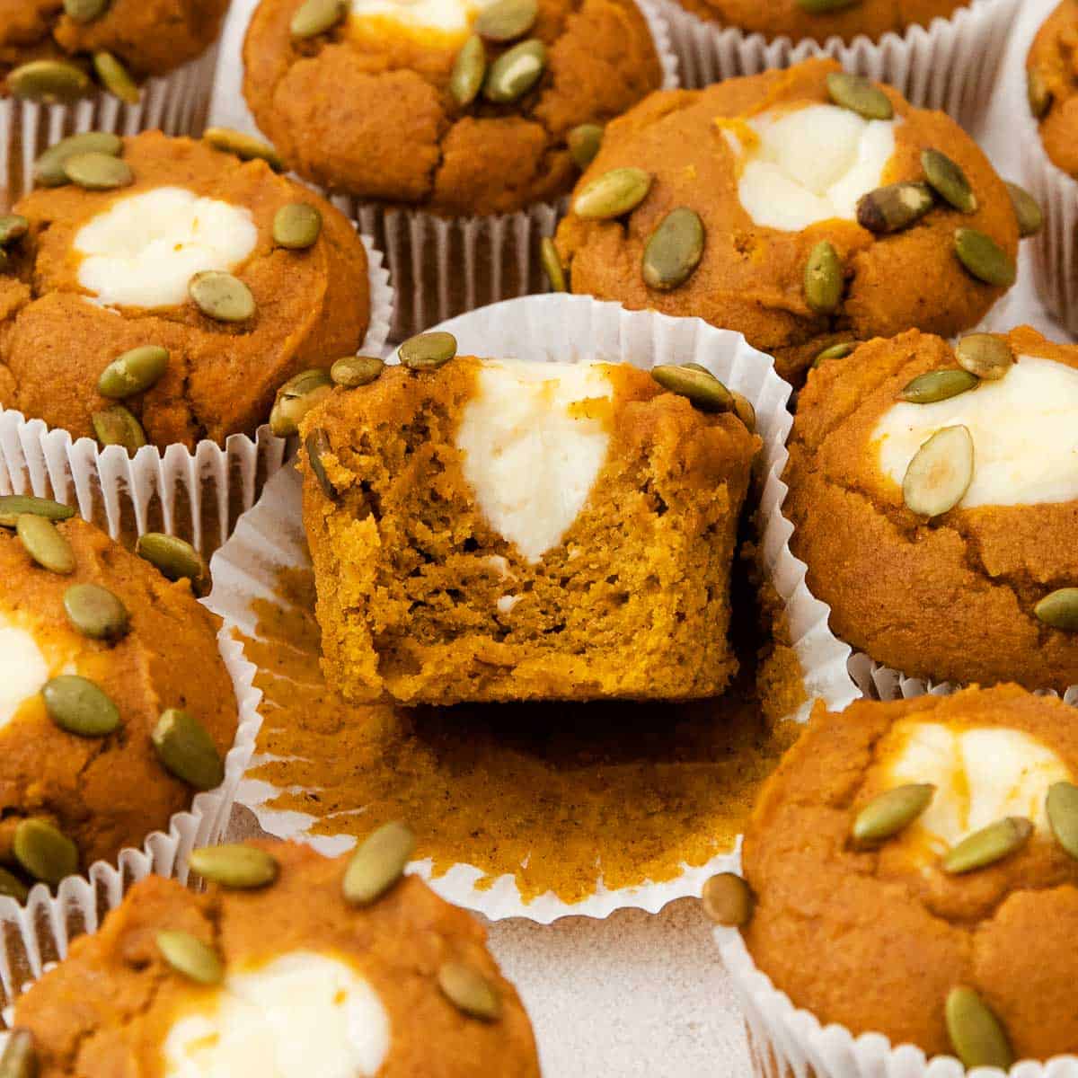 Gluten-Free Pumpkin Cream Cheese Muffins (Starbucks Copycat