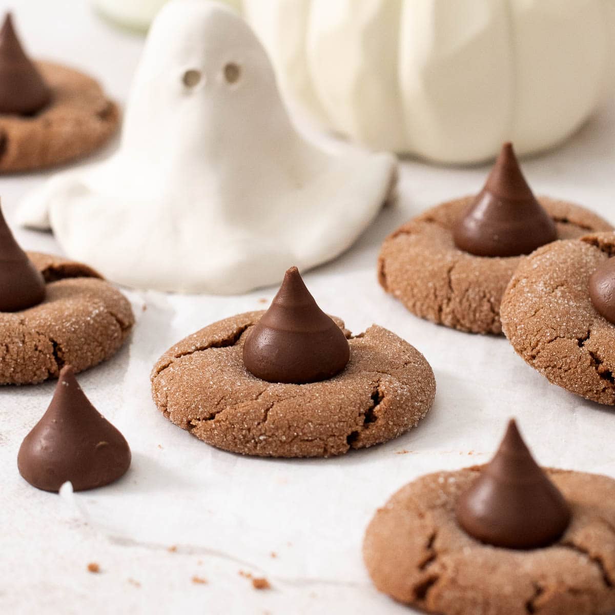 Gluten-Free Nutella Witch Hat Cookies