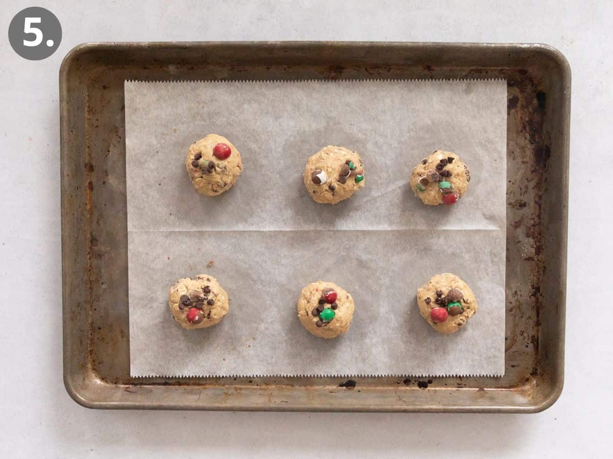 step to bake the cookies.