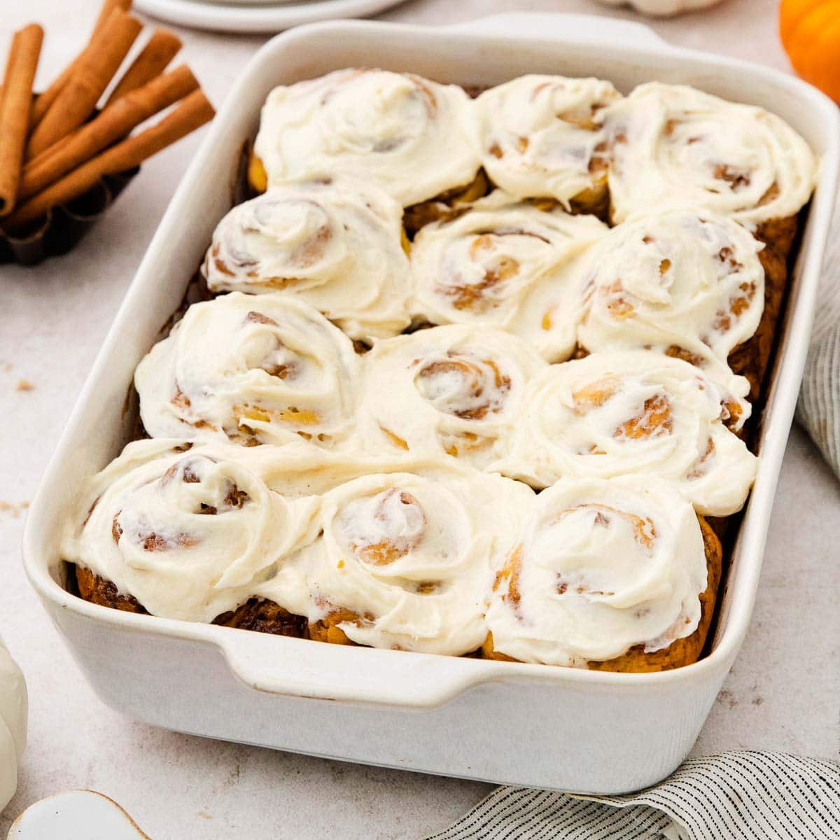 Gluten-Free Pumpkin Cinnamon Rolls