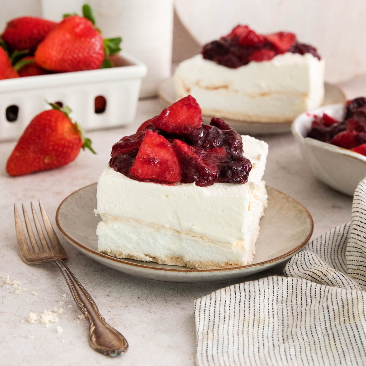 Cherry Berry Meringue Delight