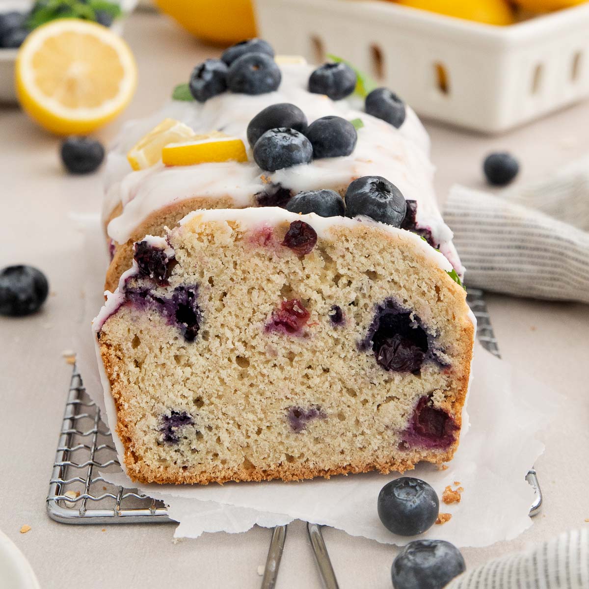 Gluten-Free Lemon Blueberry Bread