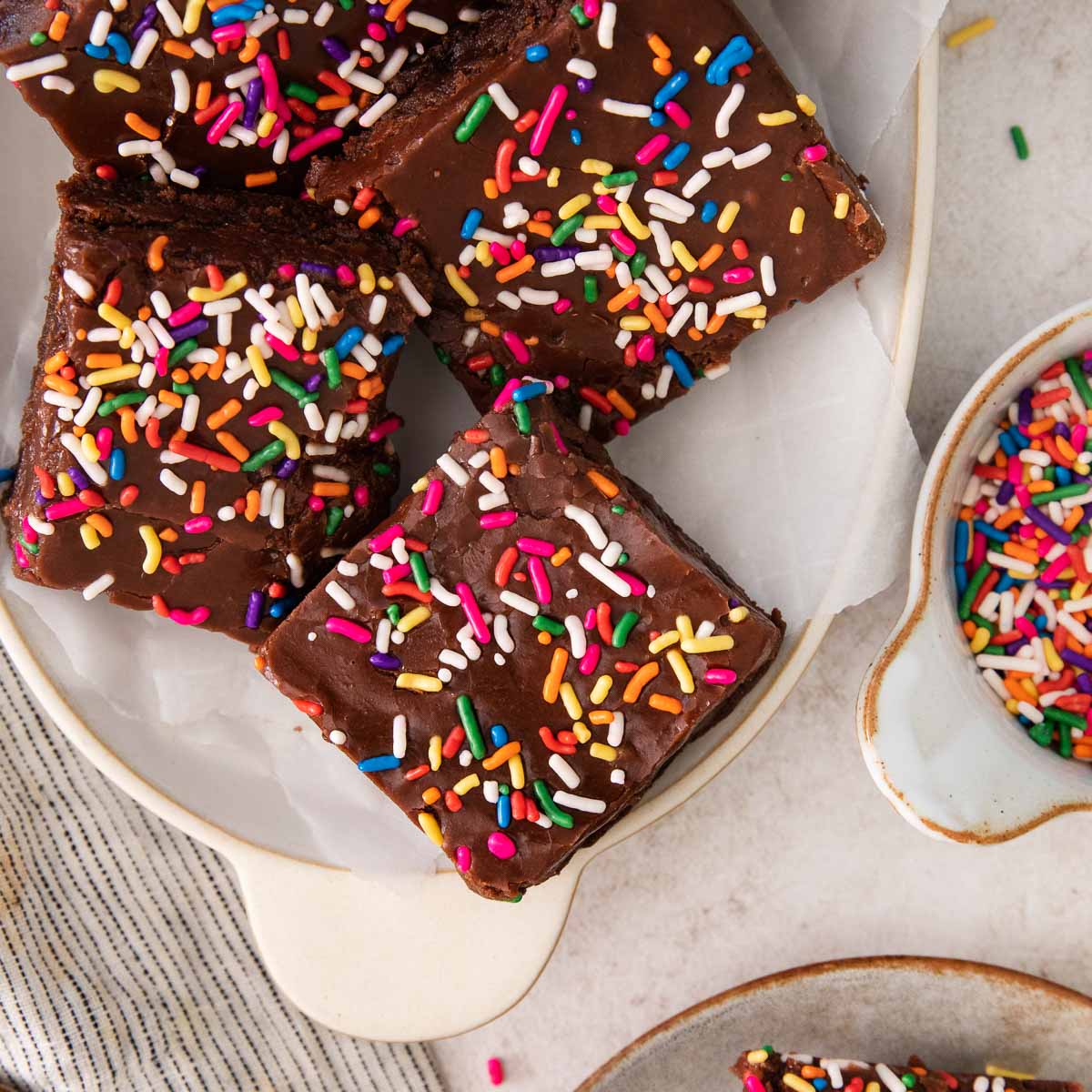 Gluten-Free Birthday Brownies